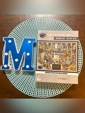 Penn State Nittany Lions 500 Pc Barnyard Fans Jigsaw Puzzle 20x15; New, Sealed